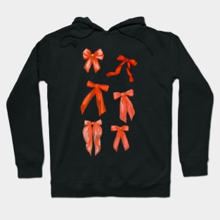 Charming Red Bows Collection - Add a Touch of Elegance Hoodie